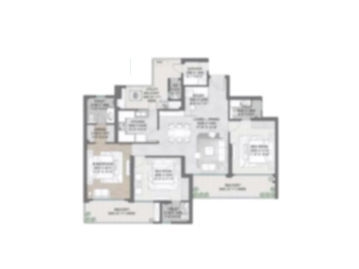 Trump Tower Noida 5 BHK Floor Plan